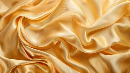 Obraz premium Elegant golden fabric waves abstract background