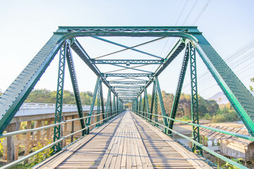 Fototapeta premium the historical Ta-Pai Memorial Bridge built in 1941