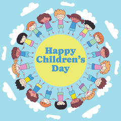 Happy Children's Day illustration Vector