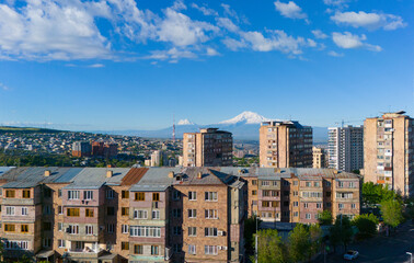 Landscape is beautiful, The Biblical mountain Ararat - National Symbol of Armenia