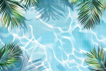 Slider and fountains surrounded by rubber rings, beach chairs, ice cream and umbrellas on a pink background.-3d rendering... Beautiful simple AI generated image in 4K, unique.