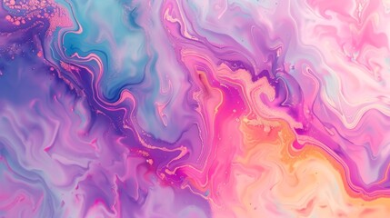 Fototapeta premium abstract pastel color mix with crayon style creating a topographical map effect, modern,crayon background, liquid,glowing
