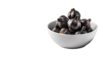 A Serene Still Life: White Bowl Filled With Onions on White Table