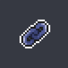 iron chain in pixel art style