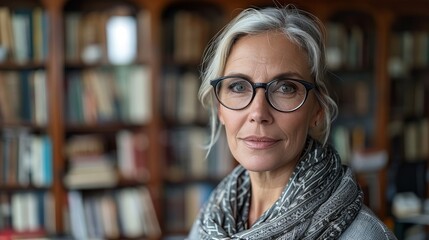 Focused on her laptop in the home office, the senior woman researches life insurance online with a determined expression