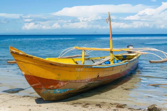 couple sandals and shells on sand - beach holiday in two - Summer
. Beautiful simple AI generated image in 4K, unique.
