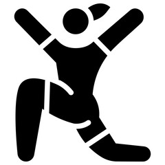 yoga solid icon