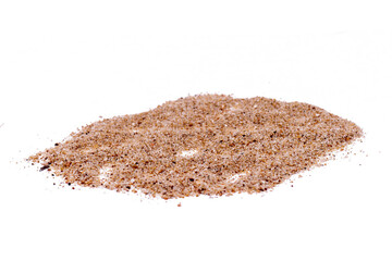 Desert sand pile, with clipping path, side view