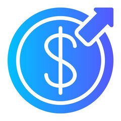 expense gradient icon