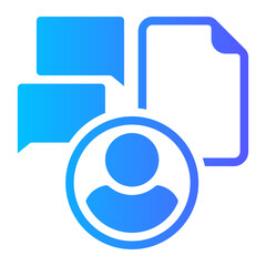 management consulting gradient icon