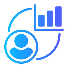 strategic consulting gradient icon