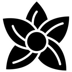 flower solid icon