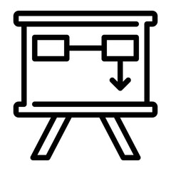 presentation line icon