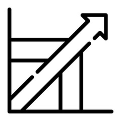 scalability line icon