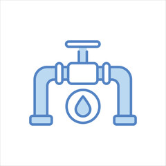 Oil Pipe vector icon