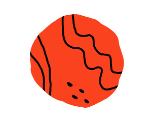 Hand drawn pencil organic shapes with doodle strokes and outlines, squiggles and scribbles. fluid, flowing, irregular elements in trendy color