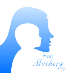 Happy Mother's Day greeting design for Mother's Day. Social media post, banner, poster. Vector illustration
