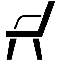 chair solid icon