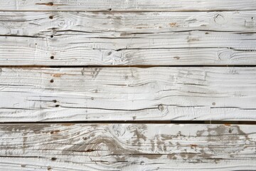 White Wood Board Texture Background - generative ai