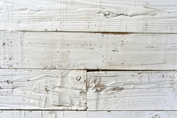 White Wood Board Texture Background - generative ai