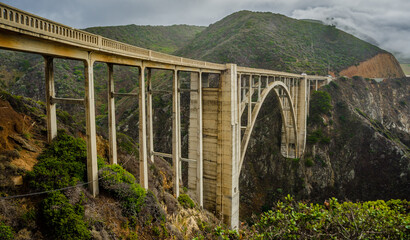 Fototapeta premium bixby creek bridge big sur california