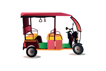 Tuktuk indian rickshaw car