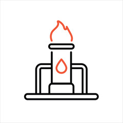Fracking vector icon