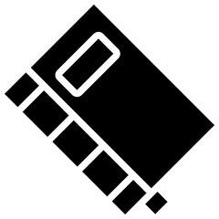 Obraz premium book solid icon