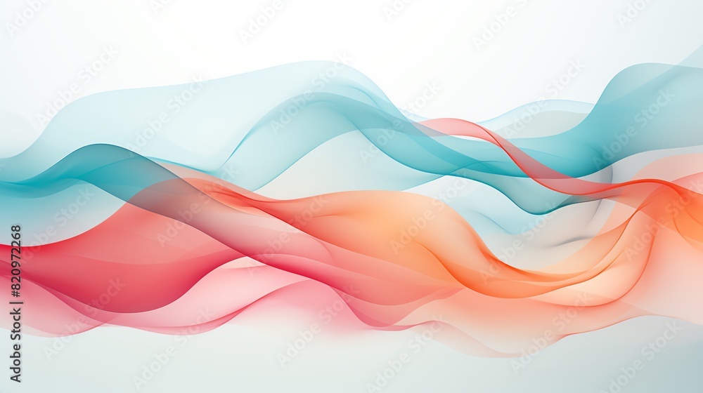 Poster abstract waves of colorful motion flow in vibrant patterns. perfect for backgrounds, presentations, 