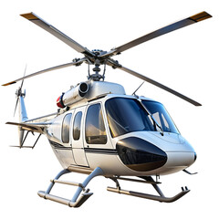 a helicopter angled view transparent background