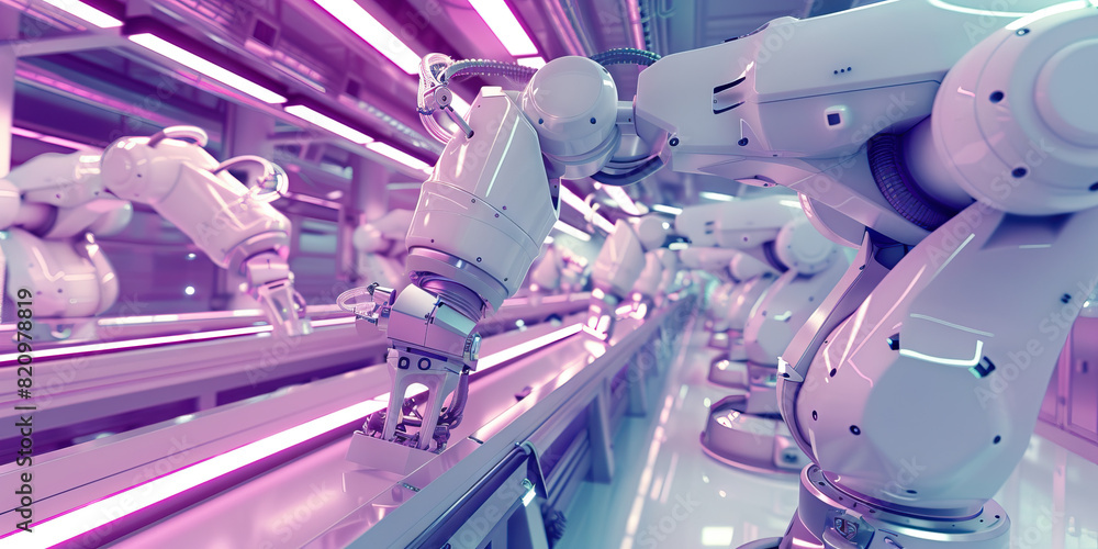 Poster revamped robotics lab showcases cutting-edge arm assembly process