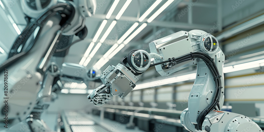 Poster revamped robotics lab showcases cutting-edge arm assembly process