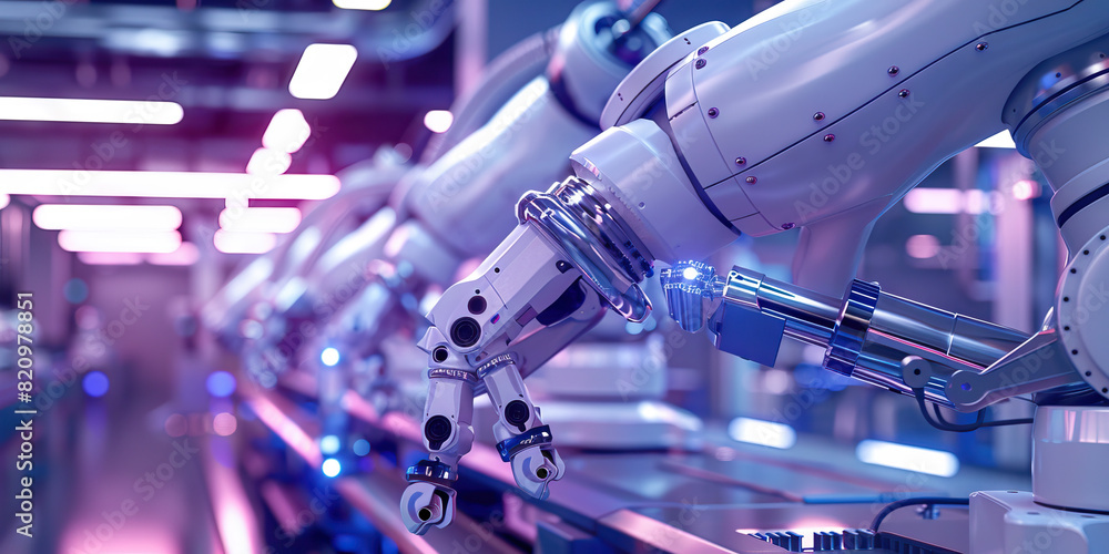 Poster revamped robotics lab showcases cutting-edge arm assembly process