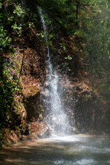 Obraz premium Slopes on the river near the Sapadere canyon