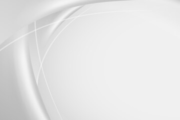 Realistic Solid White Gray Background Template