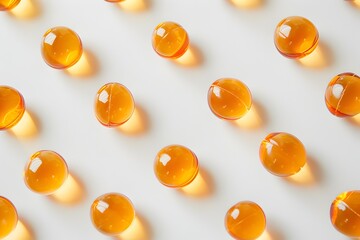Healing Panthenol Provitamin B5 on Solid White Background for Cosmetic and Pharmaceutical Product Photography