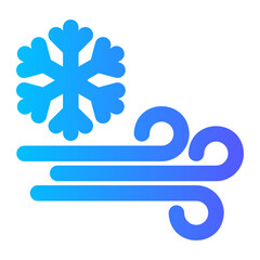 snow gradient icon