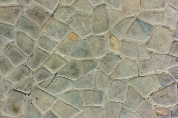 Texture of floor with stone pattern for background 