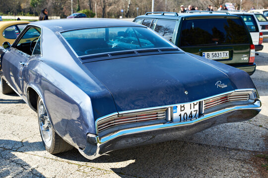 Varna, Bulgaria, March 23, 2024; Retro car 1966 Buick Riviera GS