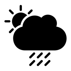 weather glyph icon