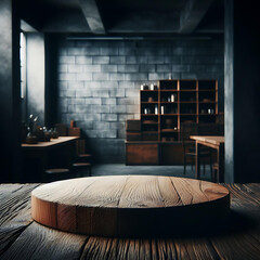 Dark wooden background