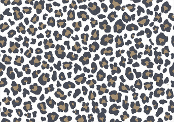 brown leopard print pattern seamless design vector