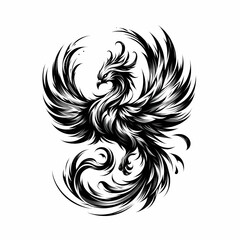 Fototapeta premium phoenix Chinese art style
