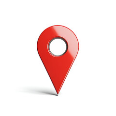 map pointer with red pin icon