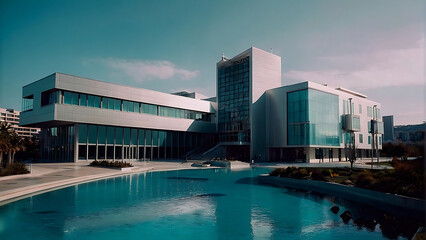 Modern Office Building Architecture Marvel