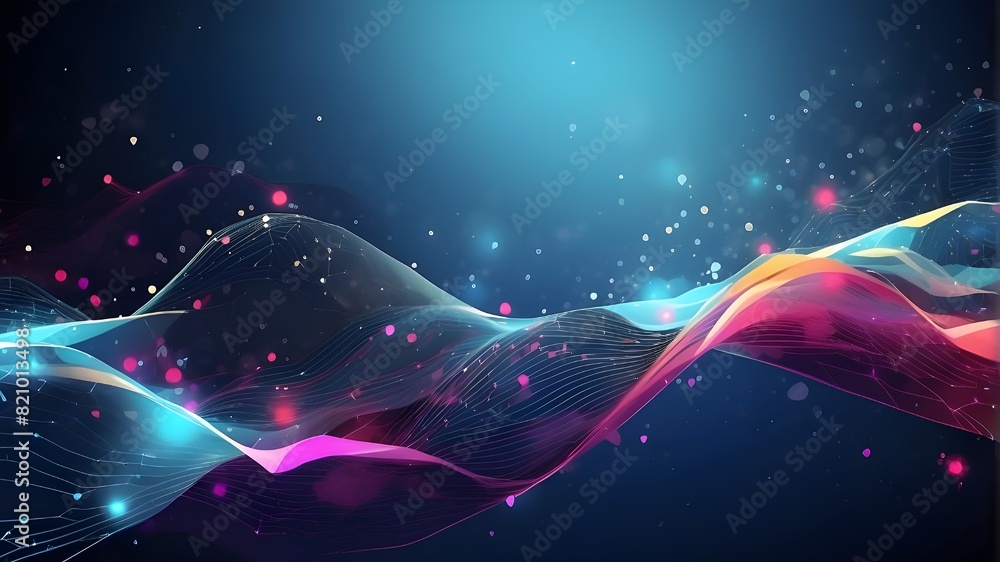 Poster background in abstract technologies futuristic digital innovation background vector illustration of 
