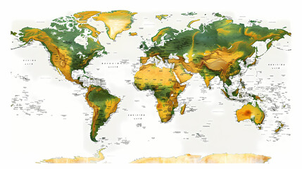 Dotted world map,color world map,Vector design illustration