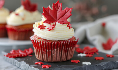 Happy Canada Day Cupcake