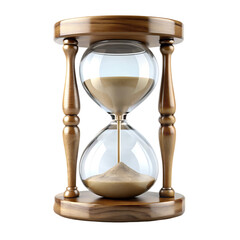 an hourglass transparent background