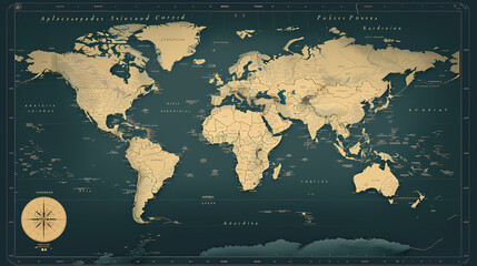Dotted world map,color world map,Vector design illustration